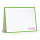 Kelly Green Folded Note Cards Image 4 of 4